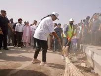 Delhi CM Rekha Gupta leads Azadpur cleanliness drive, demands civic accountability