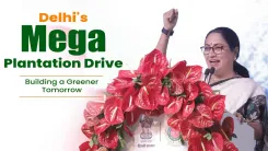 CM Rekha Gupta Launches Eco Restoration Mega Plantation Drive 2026