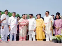 CM Rekha Gupta Launches Plant Mandala Rangoli at Connaught Place