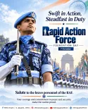 CM Rekha Gupta Salutes RAF on Raising Day