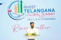 CM Revanth Reddy Launches Raksha Expo 2026 Curtain Raiser in Hyderabad