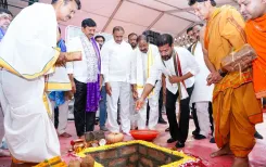 CM Revanth Reddy lays foundation for Indiramma Towers in Kukatpally