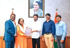 CM Revanth Reddy meets BBC Collective Newsroom CEO on women's sports