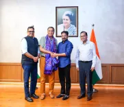 CM Revanth Reddy meets economist Arvind Subramanian on Telangana reforms