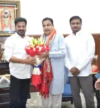 CM Revanth Reddy Meets Gadkari, Seeks RRR and Highway Approvals