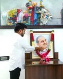 CM Revanth Reddy pays floral tribute to YSR on birth anniversary