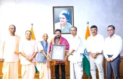 CM Revanth Reddy Receives CSR Funds for Telangana School Breakfast Scheme