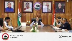 CM Rio Briefs Central Team on Nagaland Monsoon Damage