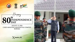 CM Rio Hoists Tricolour at Nagaland Residence on Independence Day