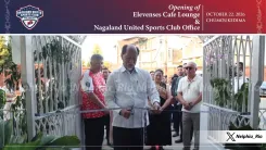 CM Rio Inaugurates Cafe Lounge and New Office in Nagaland