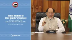CM Rio launches Yarn Bank Scheme on National Handloom Day