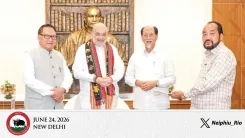 CM Rio Meets Amit Shah on Nagaland Peace, Welfare