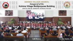 CM Rio Thanks Centre for Multipurpose Hall in Nagaland
