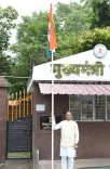 CM Sai Hoists Tricolour at Raipur Residence for Har Ghar Tiranga
