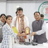 CM Sai Honours Board Exam Toppers at Sakti Collectorate