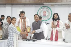 CM Sai Honours Top Board Students in Sakti District