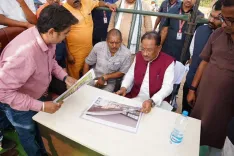 CM Sai inspects Nalanda Parisar and Sports Complex in Jashpur