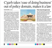 CM Sai Makes Chhattisgarh First State With Ease of Doing Business Act