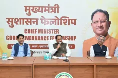 CM Sai Meets 36 Fellows of Mukhyamantri Sushasan Fellowship