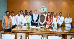 CM Sai Meets Bharatiya Kisan Sangh Delegation at Vidhan Sabha