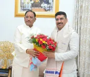 CM Sai Meets BJP's New National Social Media Chief