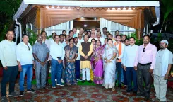 CM Sai Meets Newly Appointed SC Commission Chief in Raipur