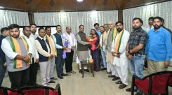 CM Sai meets Pratappur MLA, BJP workers over local issues