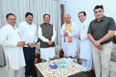CM Sai Meets Shadani Darbar Head, Thanks PM Modi for Mata Hasi Devi Honour