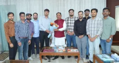 CM Sai Meets UPSC Prelims Qualifiers from Tribal Youth Hostel