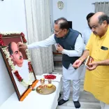 CM Sai Pays Floral Tribute to Dr. Shyama Prasad Mukherjee