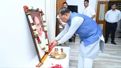 CM Sai Pays Tribute to Dr. Shyama Prasad Mookerjee on Balidan Diwas
