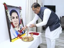 CM Sai pays tribute to Minímata on her death anniversary