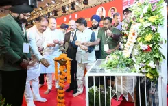 CM Sai pitches Chhattisgarh at Tent & Decor Expo 2026