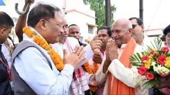 CM Sai visits leprosy ashram in Janjgir-Champa, flags off ambulance
