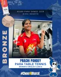 CM Saini Congratulates Prachi Pandey on Asian Para Games Bronze