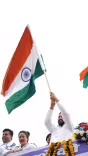 CM Saini Flags Off Har Ghar Tiranga Half Marathon in Haryana