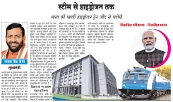CM Saini Hails India's First Hydrogen Train Launch from Haryana
