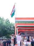 CM Saini Hoists Flag at Hansi on India's 80th Independence Day