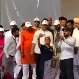 CM Saini Honours Neeru Dhanda With ₹7.5 Crore Cash Prize