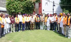 CM Saini Hosts Punjab Leaders Joining BJP at Chandigarh Residence