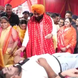 CM Saini joins blood donors at Mansa Devi Temple camp