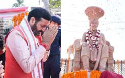 CM Saini Unveils Maharaja Shursaini Statue in Ladwa