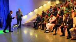 CM Saini visits Ericsson in Sweden, eyes robotics for Haryana emergencies