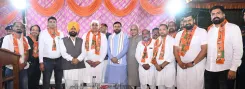 CM Saini Welcomes Punjab Newcomers Into BJP At Sant Kabir Kutir
