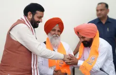 CM Saini Welcomes Punjab's Satrana Batch into BJP Fold