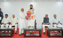 CM Samrat Choudhary Chairs NDA Legislature Party Meet in Patna
