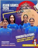CM Samrat Choudhary Hails India's Bronze in Asian Games 2026 Women's Squash