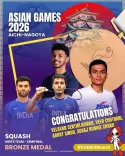 CM Samrat Choudhary Hails India's Squash Bronze at Asian Games 2026