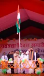 CM Samrat Choudhary hoists flag at Mahadalit Tola in Patna