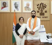 CM Samrat Choudhary hosts Nobel laureate Esther Duflo at Patna residence